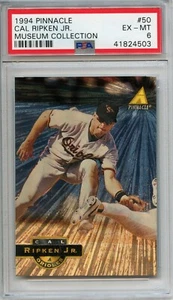 1994 Pinnacle Museum Collection #50 Cal Ripken Jr. PSA 6 EX-MT HOF Orioles - Picture 1 of 2