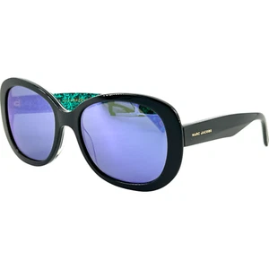 Marc Jacobs Marc 261S Womens Plastic Sunglass 2PO3JSP Bkbeanim 56-18 Azure Mirr - Picture 1 of 5