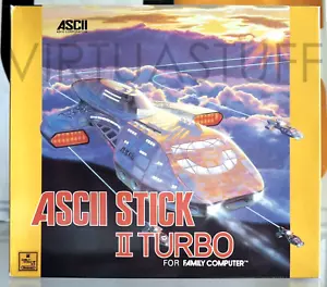 ASCII STICK II 2 TURBO, NINTENDO FAMICOM, FC NES JAPAN MARKET, ARCADE CONTROLLER - Picture 1 of 19