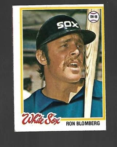 1978 Topps #506 Ron Blomberg Chicago White Sox VG-EX - Picture 1 of 2