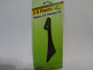 HY-KO 3-D Plastic 4” Black House Number "1" - Picture 1 of 3
