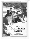 1930 Vintage Advertising WILL'S GOLD FLAKE Cigarettes (AD9-308)