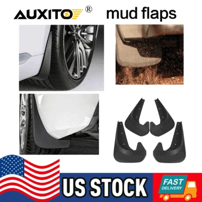 EVA Plastic solid Mud Flaps Splash Guards Car Front & Rear Fender Waterproof - Image 1 of 4