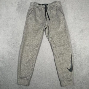 Pantaloni Nike Uomo Grigio Medio Dri-Fit Therma Allenamento Joggers Swoosh Fleece Active - Foto 1 di 8