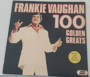FRANKIE VAUGHAN 100 GOLDEN GREATS RARE ISRAELI 2 LP SET - Picture 1 of 4
