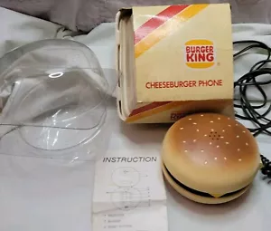 Vintage Super Selten! NOSTALGISCHES BURGER KING CHEESEBURGER TELEFON OVP Funktioniert! - Bild 1 von 14
