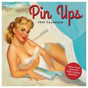 2025 PinUps Wall Calendar - Picture 1 of 5