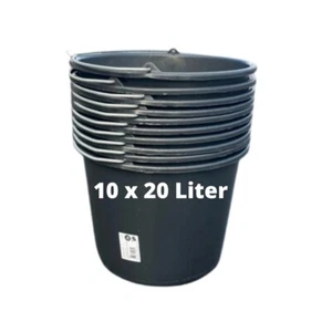 Baueimer Kübel Maurereimer Putzeimer Mörteleimer 20L VE 10 - Bild 1 von 2
