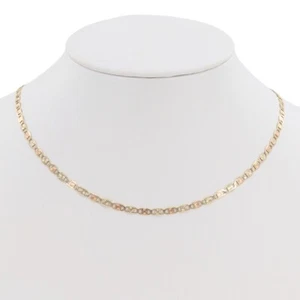 Catena Valentino 14k tricolore oro 15,5 pollici (PZ1004481) - Foto 1 di 8