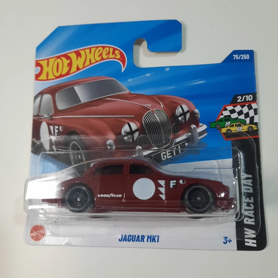 Hot Wheels Mattel Jaguar MK1 75/250 HW Race Day 2/10 Modello 2025 - Immagine 1 di 1