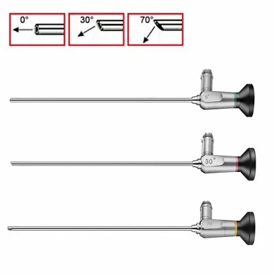 0°/ 30°/70° ENT Endoscopy Sinuscope 4x175MM Arthroscopy fit Storz Wolf Stryker - Image 1 of 4
