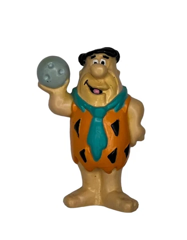 1990 Applause Fred Flintstone Figure With Bowling Ball Good Condition Cover