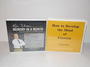 Ron White Memory in a Month & How to Develop the Mind of Einstein CD Sets +BONUS - Foto 1 di 18