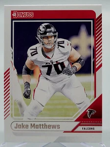 2024 PANINI DONRUSS JAKE MATTHEWS BASE FOOTBALL CARD FALCONS NFL 218 - Picture 1 of 2