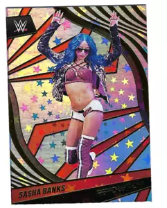 SASHA BANKS 2022 PANINI WWE REVOLUTION ASTRO PARALLEL - Picture 1 of 1