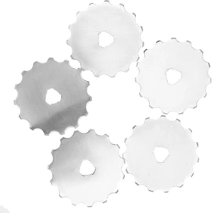 45Mm Rotary Cutter Blades, 5PCS Perforating Rotary Replacement Blade, Wide Skip - Picture 1 of 12