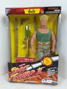 GI Joe 1993 Capcom Street Fighter 2 Guile 12” Action Figure Hasbro #6765 Sonic - Picture 1 of 18