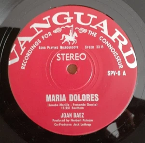 ( JOAN BAEZ- Maria Dolores/ Deportee)-VANGUARD Lbi-C4-7 - Picture 1 of 2