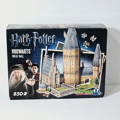 Quebra-cabeça Harry Potter Hogwarts Great Hall Wrebbit 3D 850 peças - Selado - Imagem 1 de 4