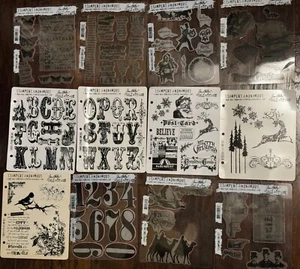 Tim Holtz Stampers Anonymous Cling Rubber Stamp Set - Picture 1 of 56