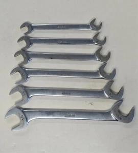 Snap-on VS24-12 6 Pc. SAE Four-Way Angle Head Open-End Wrench Set 3/8"–3/4" USA - Picture 1 of 3