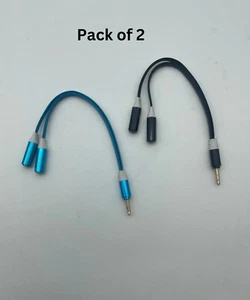 2X -3.5 mm Stereo Audio Y-Splitter 2Female to 1 Male Cable Adapter For Earphone - Picture 1 of 1