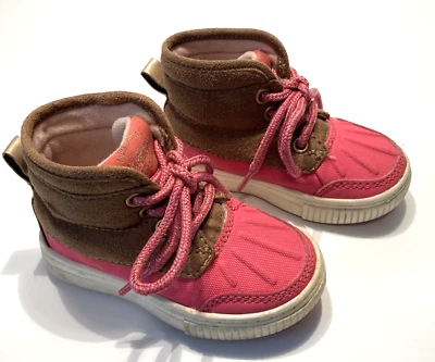 Camisetas altas duraderas OshKosh B'gosh rosa y marrón Wistman para niñas pequeñas - talla 5 Foto 1 de 4