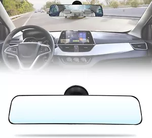 12''Anti Glare Rear View Mirror with Suction Cup, 360 Degrees Adjustable, HD - Picture 1 of 7