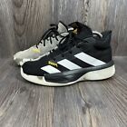 Adidas Pro Next 2019 Mid Top Basketball Shoes Size 6 Black White Gold Camo