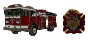 Alfileres coleccionables de solapa de sombrero del departamento de bomberos - Imagen 1 de 7