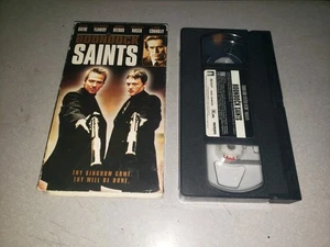 VINTAGE BOONDOCK SAINTS OOP BANNED SLEEVE VHS CASSETTE TAPE 1999 1ST EDITION - Picture 1 of 3