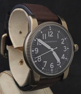 Men's Burberry Military Dial,Swiss Quartz Watch.FREE PRIORITY SHIPPING. - Picture 1 of 7