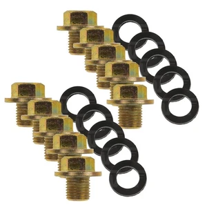 10 x  Oil Drain Plug  W/ Gasket M12-1.25, Head Size 14Mm , Length 11.5mm - Bild 1 von 6