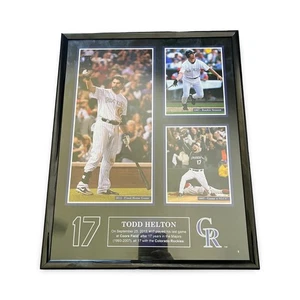 Todd Helton Career Collage Picture Season Ticket Holder Gift 2014 Rockies - Picture 1 of 5