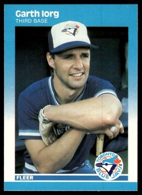1987 Fleer Garth Iorg Toronto Blue Jays #229 - Image 1 of 2