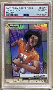 2023 Prizm Draft Picks Jalin Hyatt MANGA PSA 10 - Picture 1 of 2