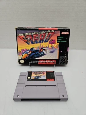 F-Zero (Super Nintendo, 1991) - Cartridge with Original Box - NO Manual - Image 1 of 4