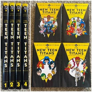 Nuevo Teen Titans DC Archives HC Set Vol 1 2 3 4 - Wolfman Pérez Robin Raven 27 - Imagen 1 de 18