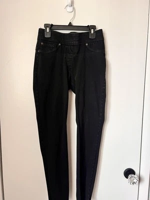 Pantalones de mezclilla negros ajustados Nygars Luxe 360 4 vías elásticos al tobillo M 10-12 Foto 1 de 4