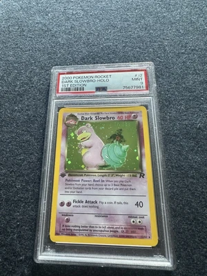 1st Edition Dark Slowbro PSA 9 Team Rocket - Image 1 of 2