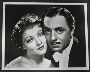 Vintage Myrna Loy William Powell 8x10 Hochglanz MGM Foto Der große Ziegfeld Film - Bild 1 von 2
