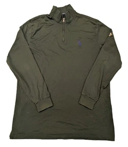 Polo Golf Ralph Lauren Herren Large dunkelgrün Big Pony 1/4 Zip Pullover Shirt - Bild 1 von 8