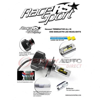 Race Sport Headlight Conversion Kit for 2003-2008 Isuzu Ascender - hc Foto 1 de 4