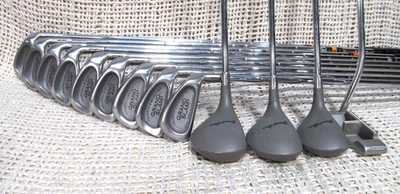 H&B PowerBilt GRAND SLAM GS125 Complete 14Pc Wood-Iron Set RH ~ Reg Steel Shafts - Image 1 of 4