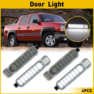 LED Interior Door Panel Courtesy Light Lamp Pair Fit Chevrolet Cadillac GMC 4Pcs - Image 1 of 4