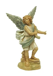 Römische exklusive Fontanini 5" Raffael Engel signierte Krippenfigur #65288S - Bild 1 von 2