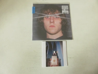 CAMERON WINTER Heravy Metal BLUE & WHITE SPLATTER VINYL LP & 7"  PTPS50RT2 GEESE - Image 1 of 4