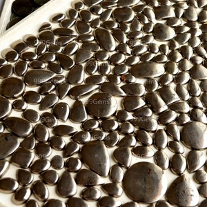 750 Cts Wholesale AAA Quality Pyrite Cabochon Gemstone Lot for Jewelry Making - Picture 1 of 14