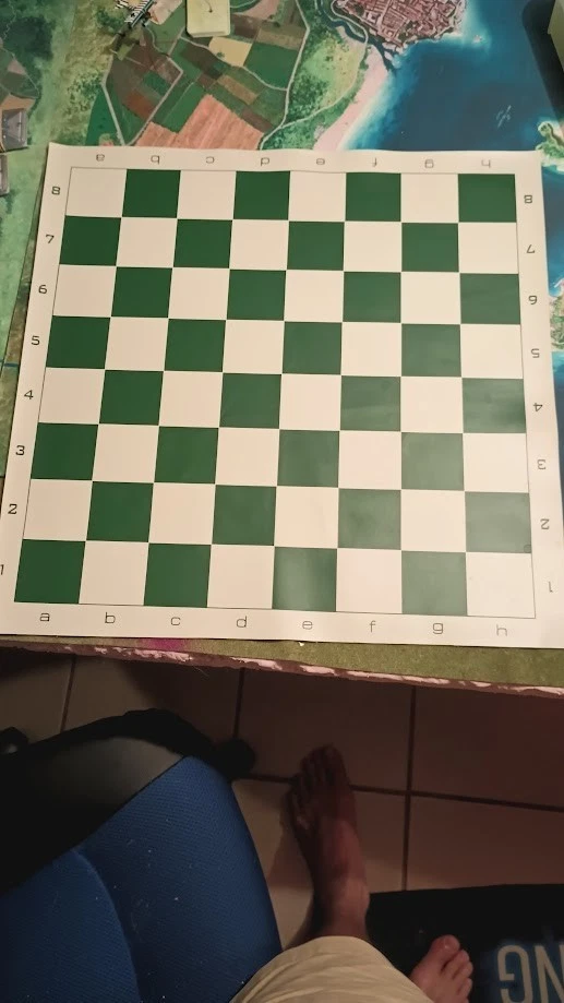 Silicone Tournament Chess Board, 20 in. - Image 1 of 1