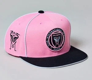 INTER MIAMI CF Snapback Adjustable Pink Hat MLS Mitchell & Ness NEW Lionel Messi - Picture 1 of 11